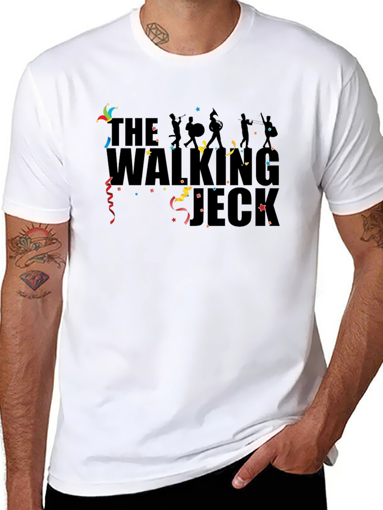 Black The Walking Deck Black T-Shirt view 8