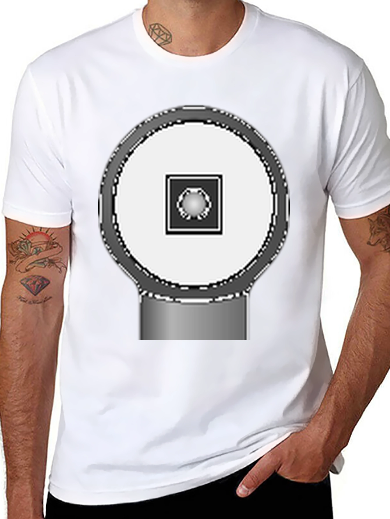 Black Socket Head T-Shirt - Mechanic Gift view 8