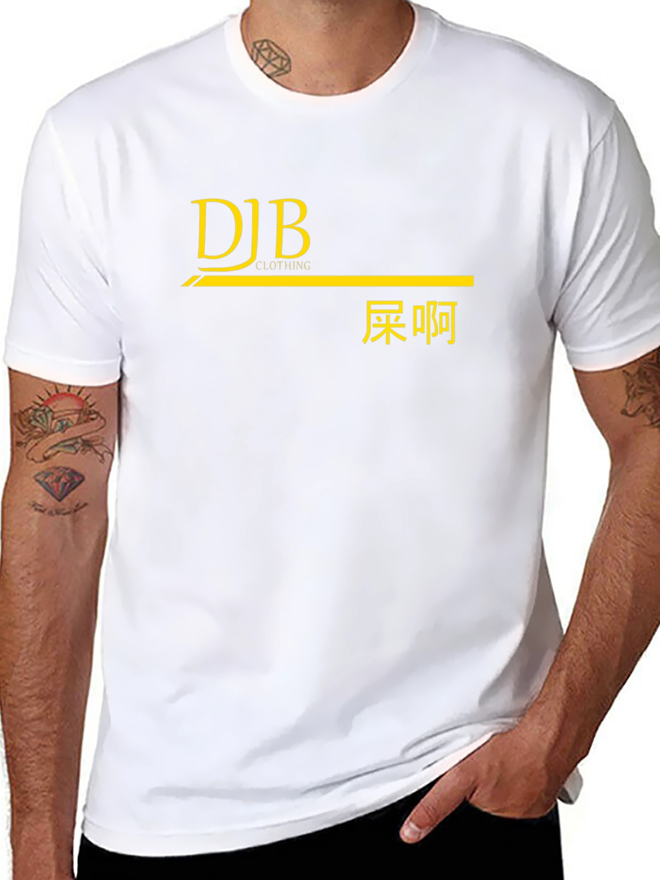 Black DJB Clothing Black Graphic Tee view 8