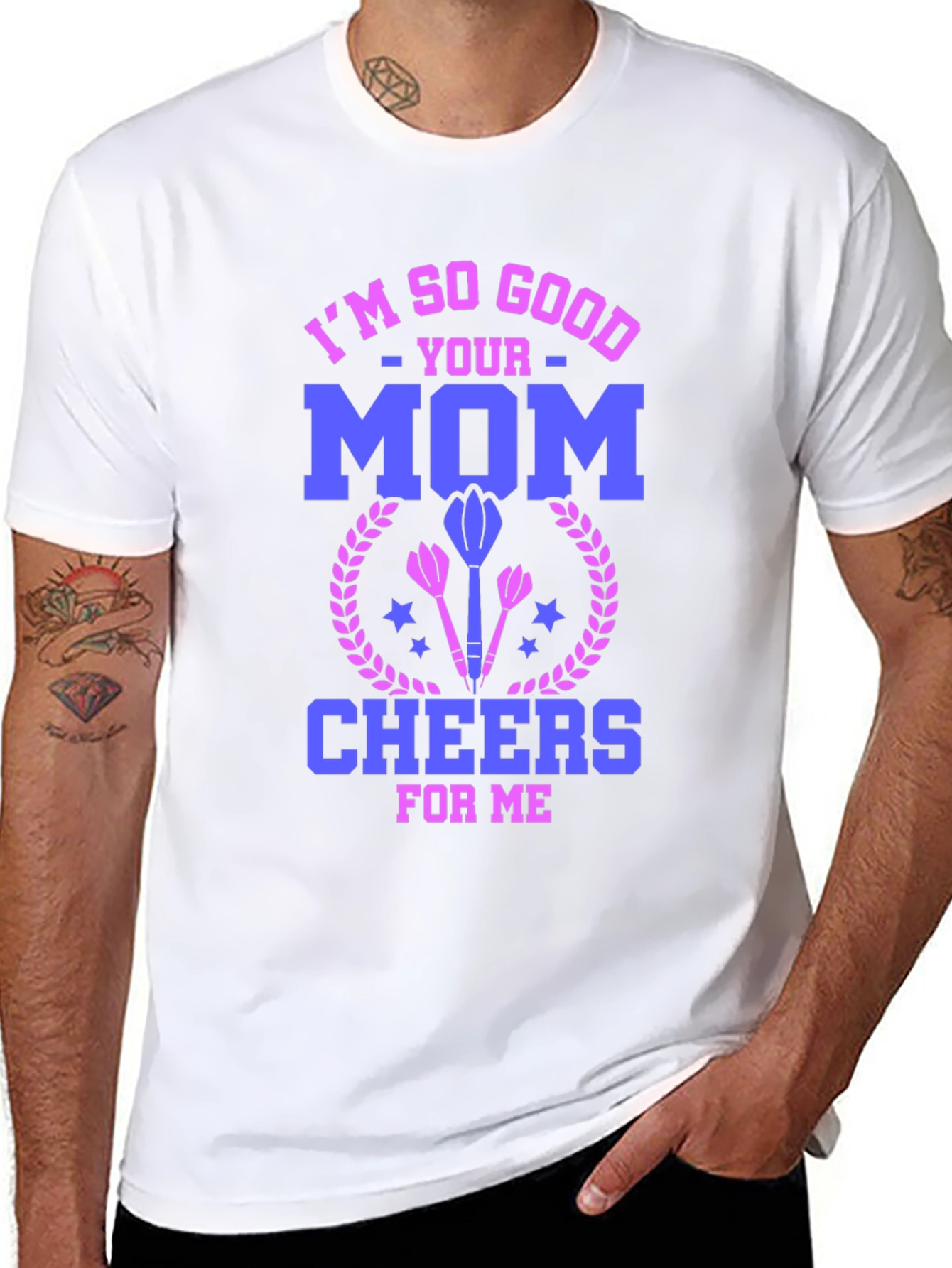 Black I'm So Good Your Mom Cheers for Me T-Shirt view 8