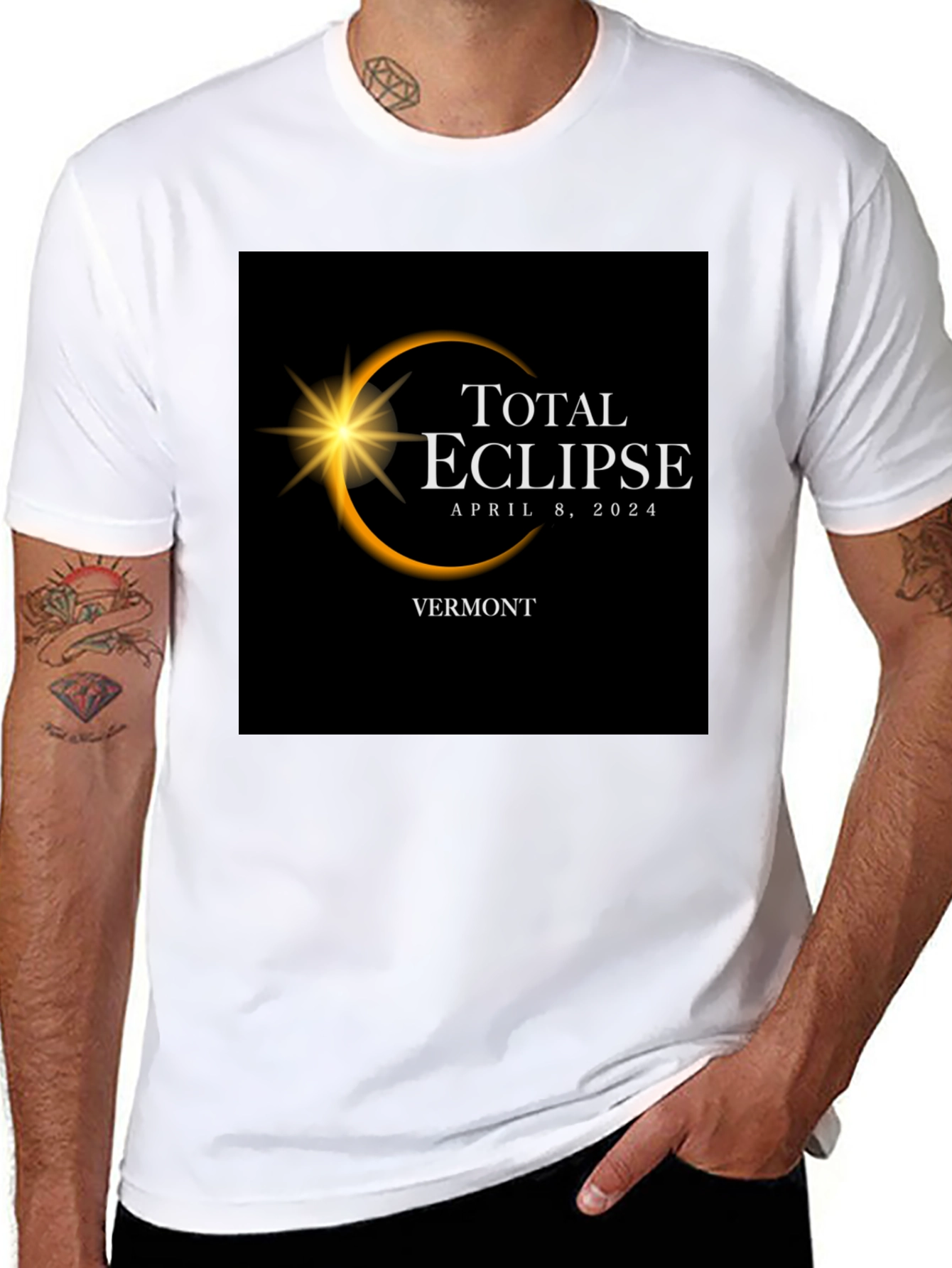 Total Eclipse Vermont 2024 T-Shirt - 8