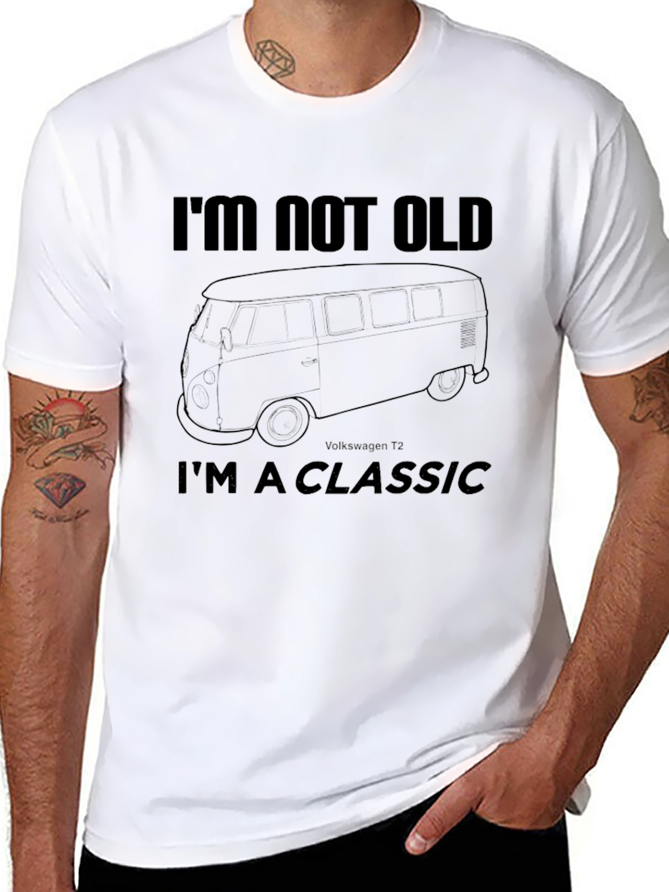 Black I'm Not Old I'm A Classic T-Shirt view 8