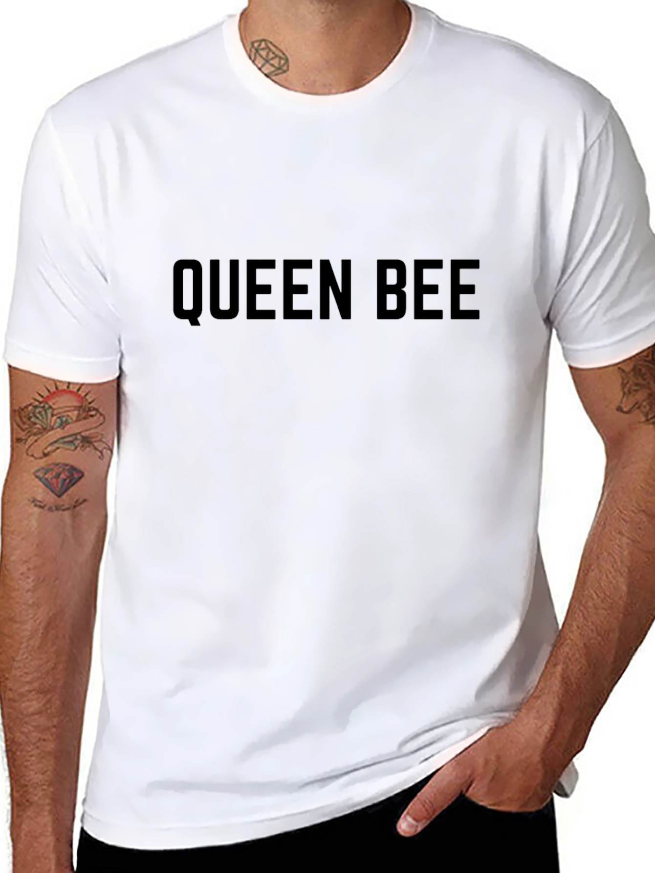 Black Queen Bee Black T-Shirt view 8