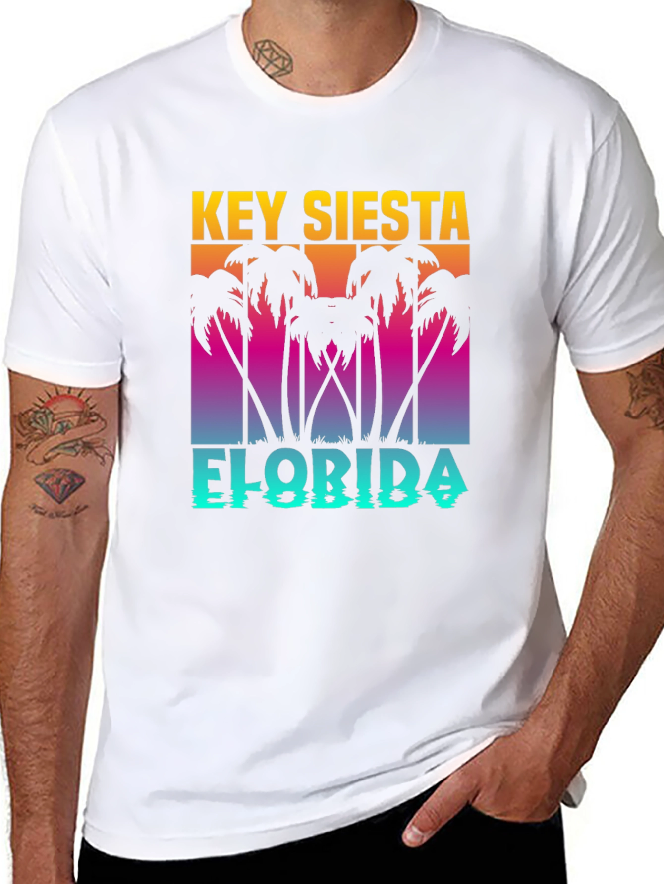 Black Key Siesta Florida Graphic Tee view 8