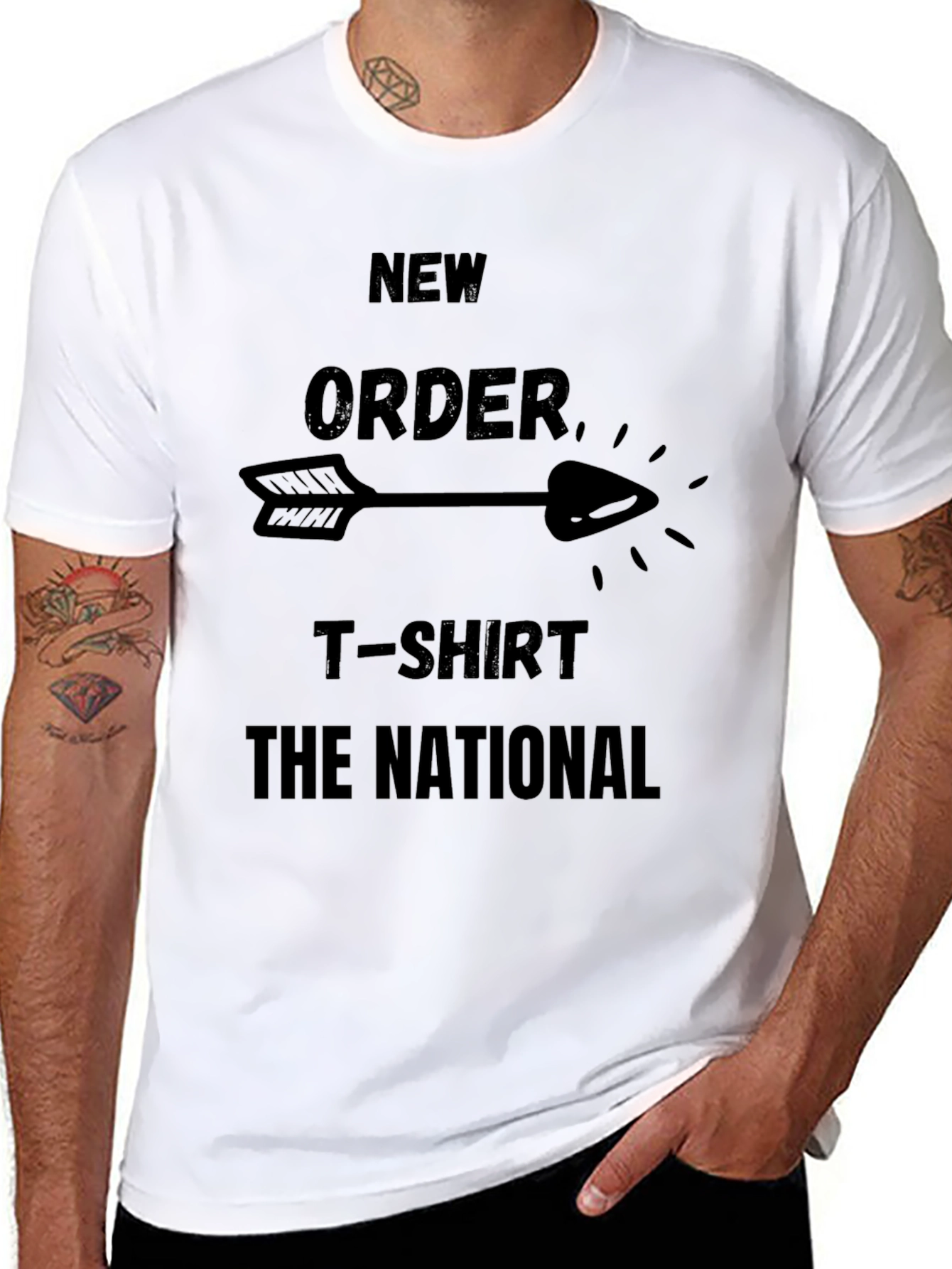 Black New Order T-Shirt - The National view 8