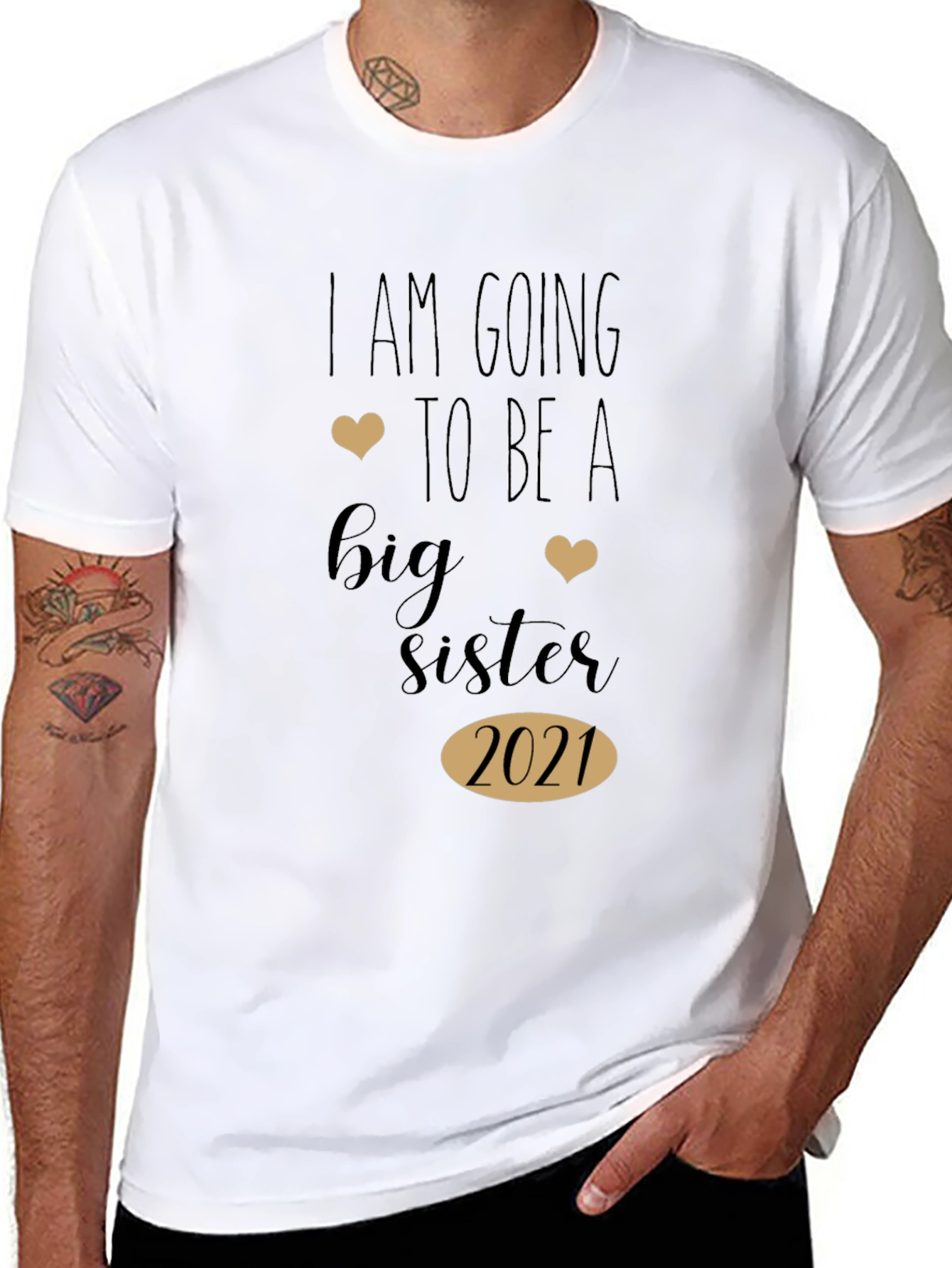 Black Big Sister 2021 Graphic Tee view 8