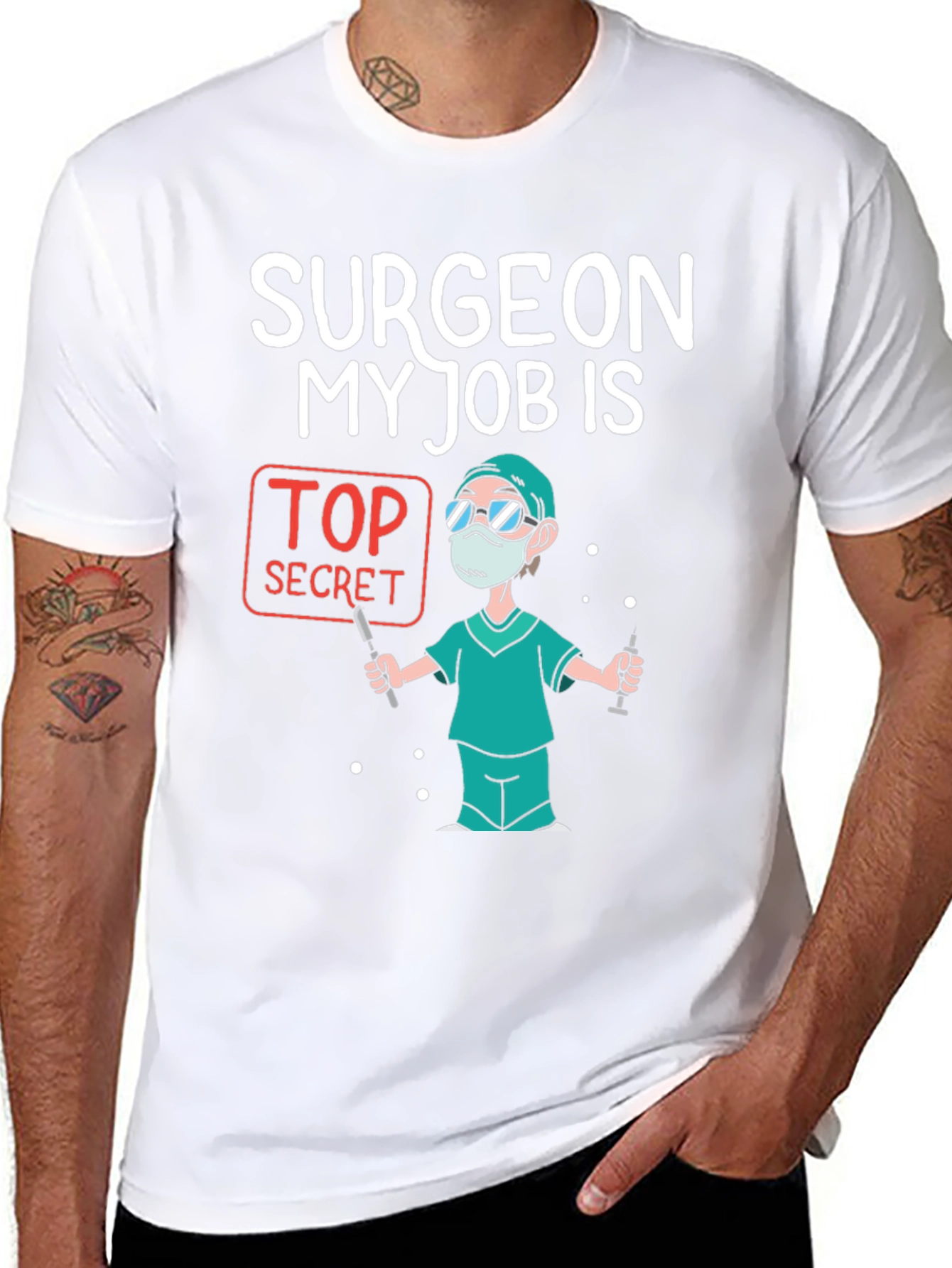 Surgeon Top Secret Job T-Shirt - 8