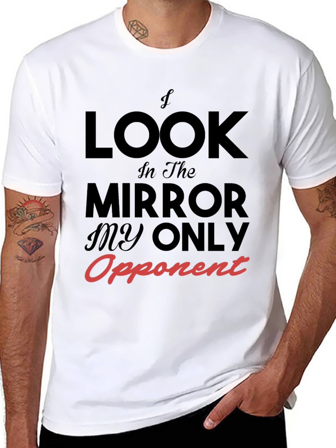 Black Look in the Mirror T-Shirt view 8