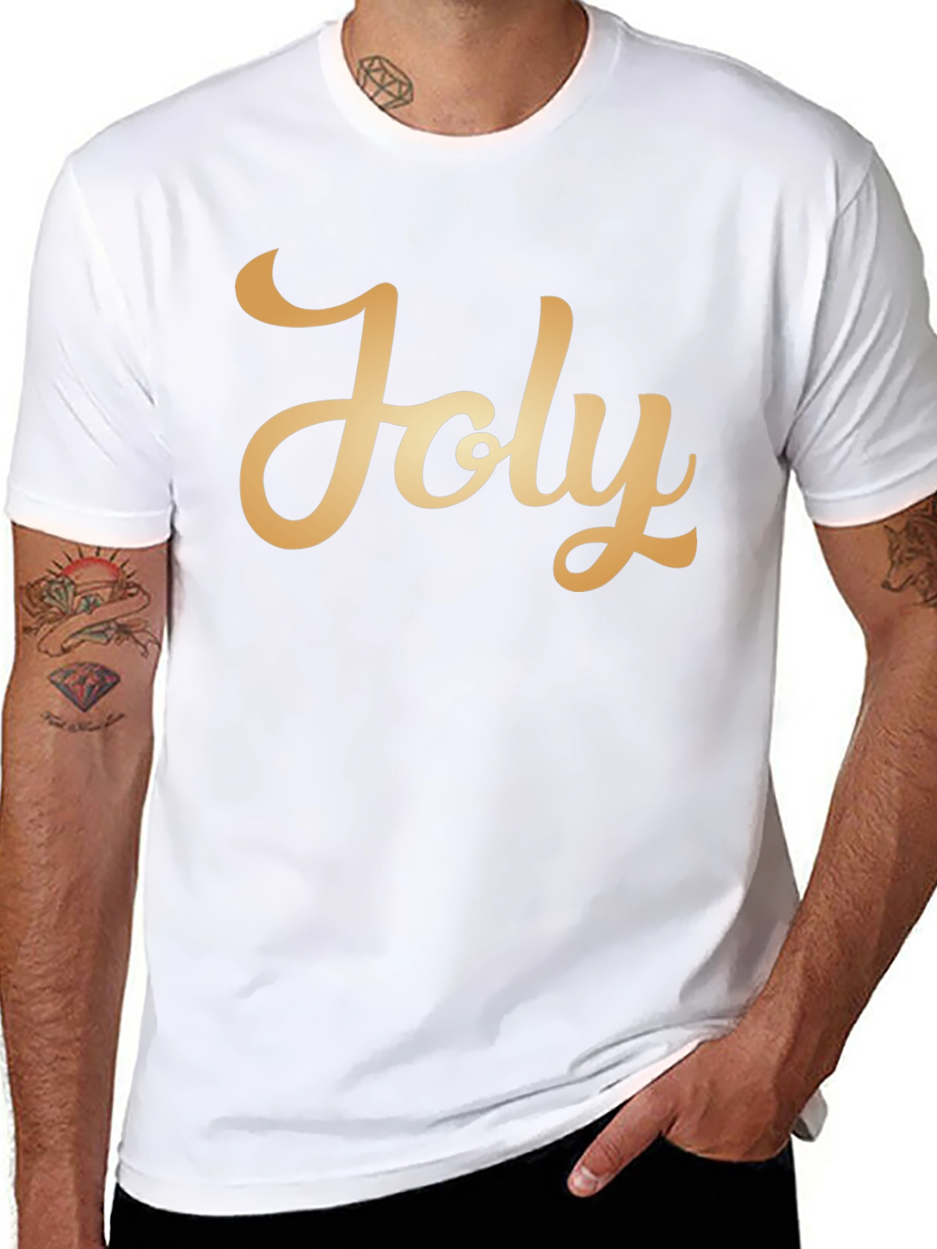 Black Joly Graphic Tee - Stylish Unisex T-Shirt view 8