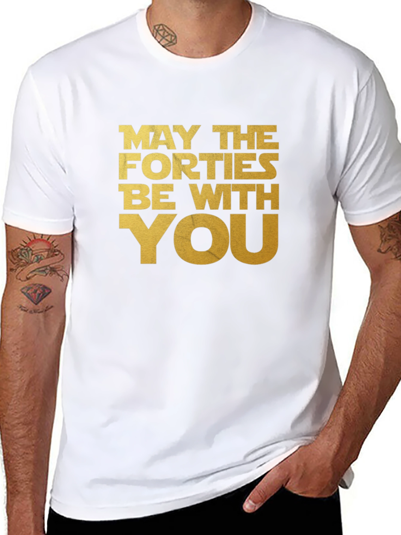Black May The Forties Be With You T-Shirt view 8