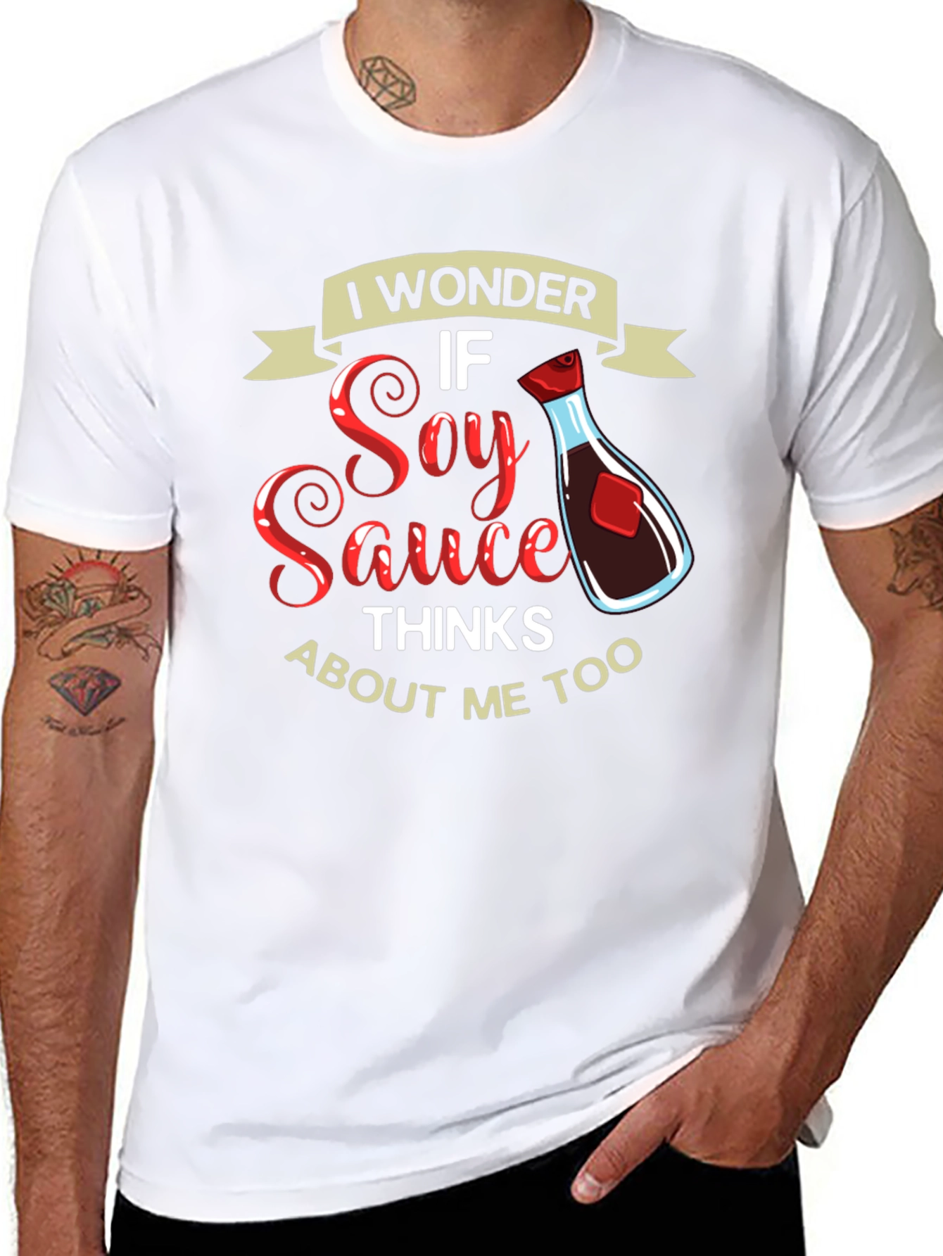 Black Soy Sauce Lover T-Shirt view 8