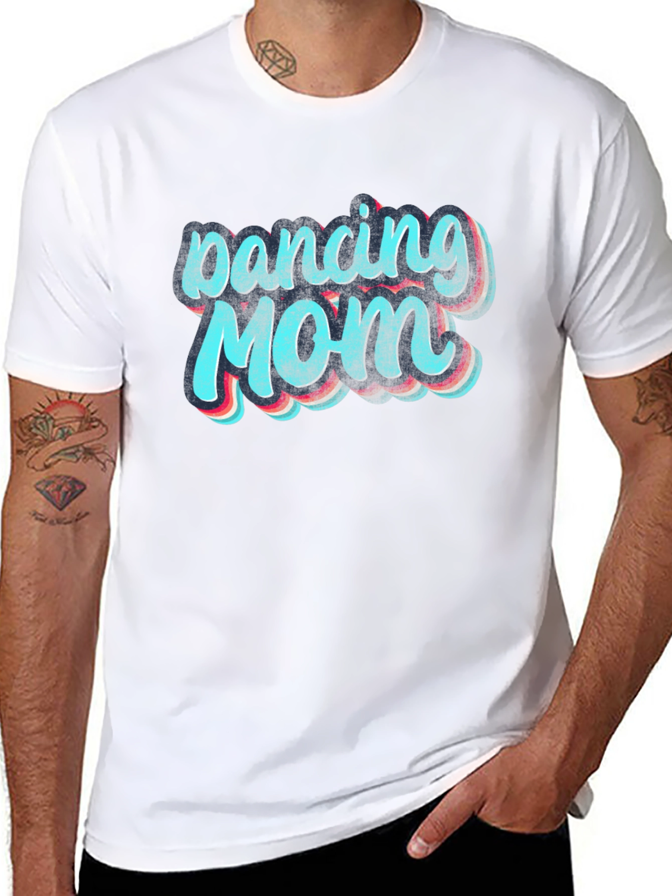 Black Dancing Mom Graphic T-Shirt view 8