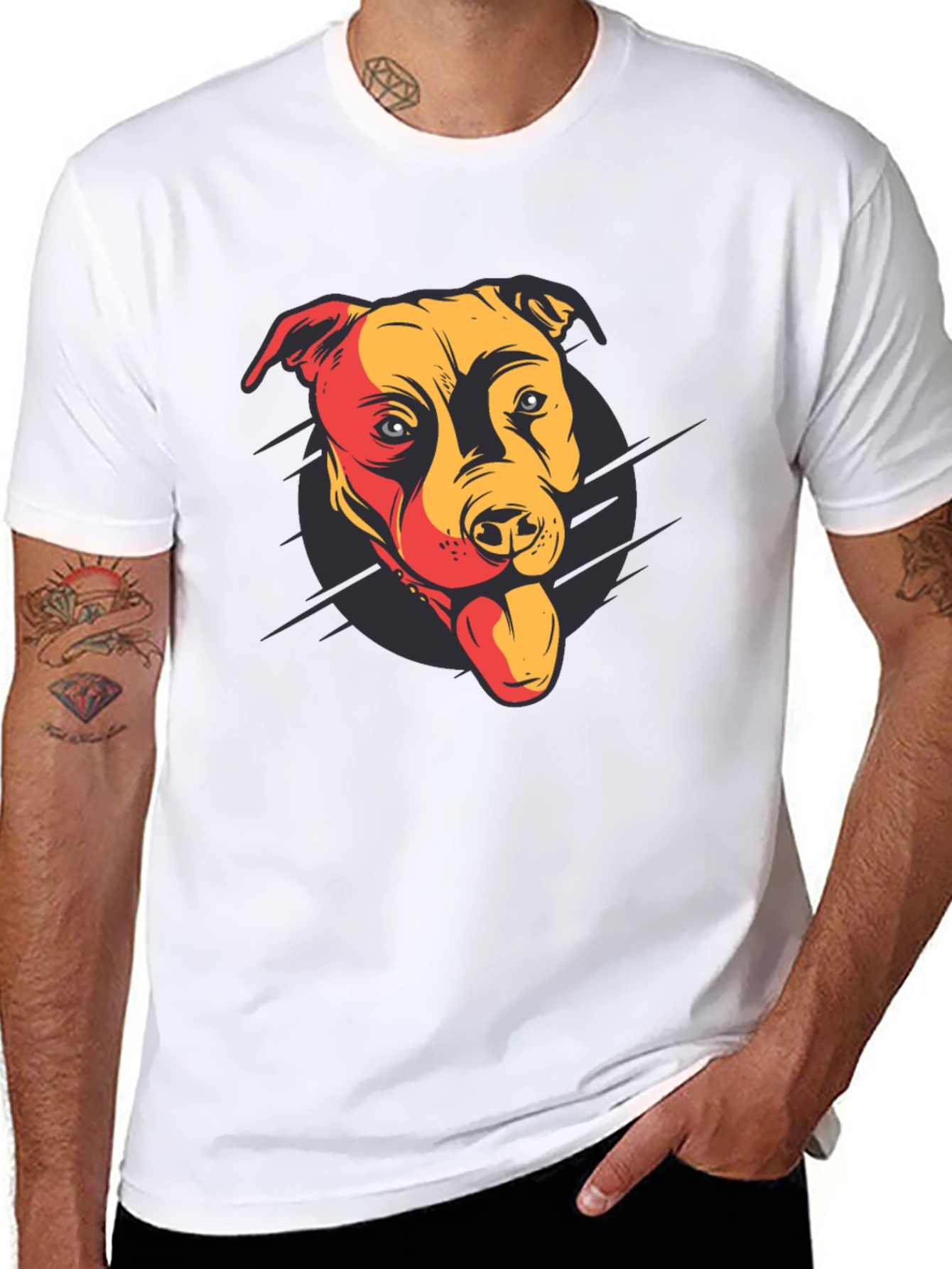 Black Pitbull Graphic T-Shirt - Cool Dog Lover Tee view 8