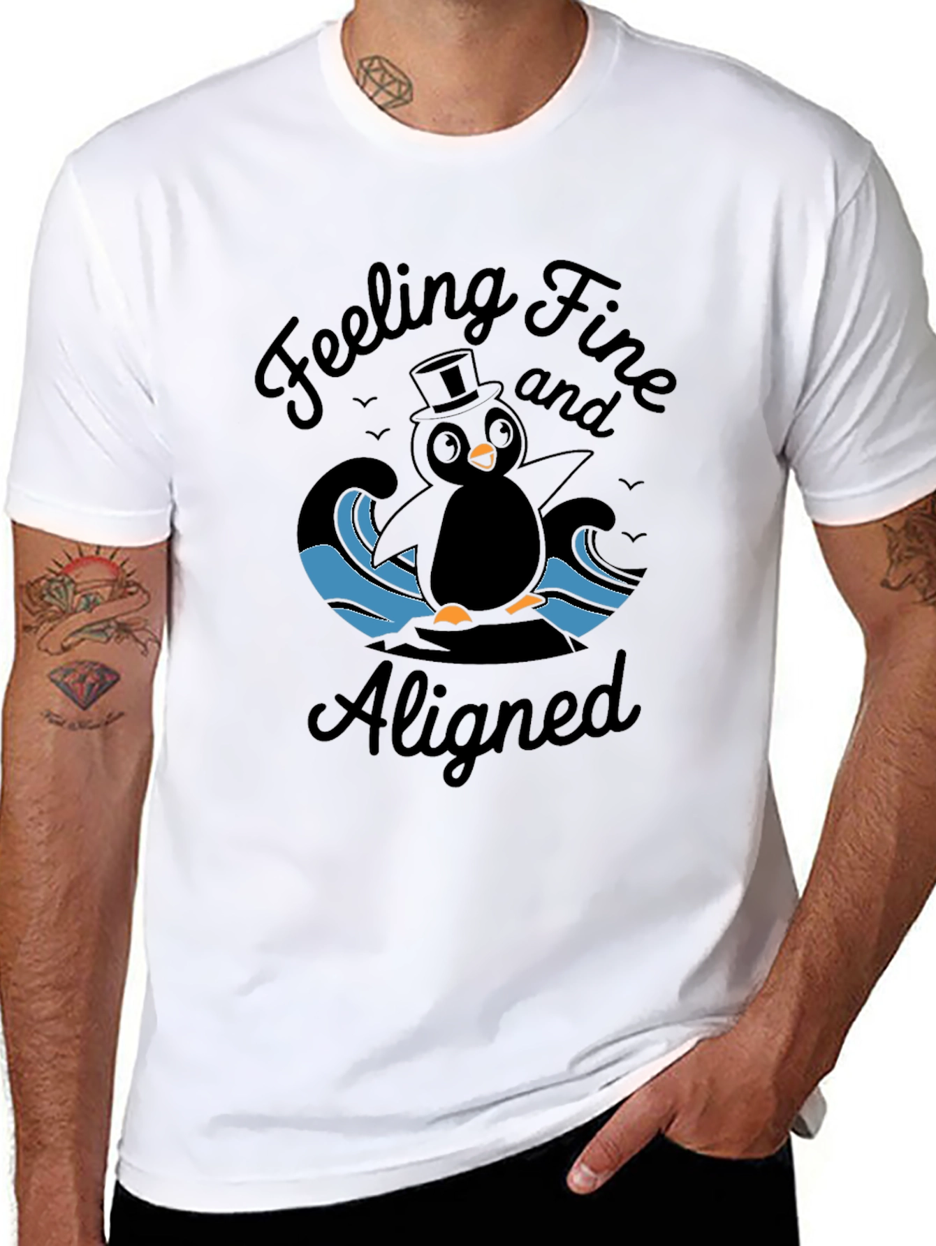 Black Feeling Fine Aligned T-Shirt view 8