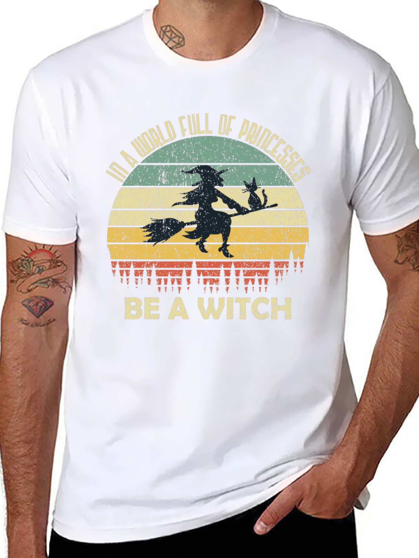 Be A Witch Graphic Tee - 8