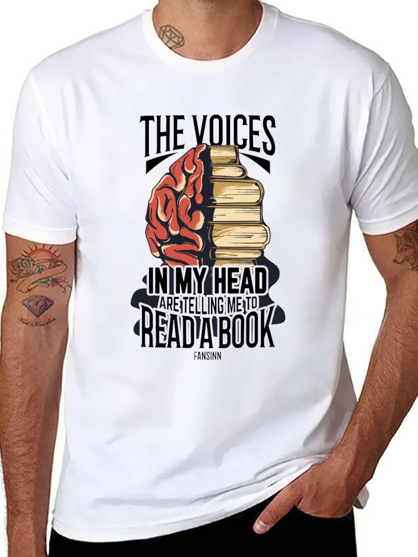 The Voices T-Shirt - Read A Book - 8
