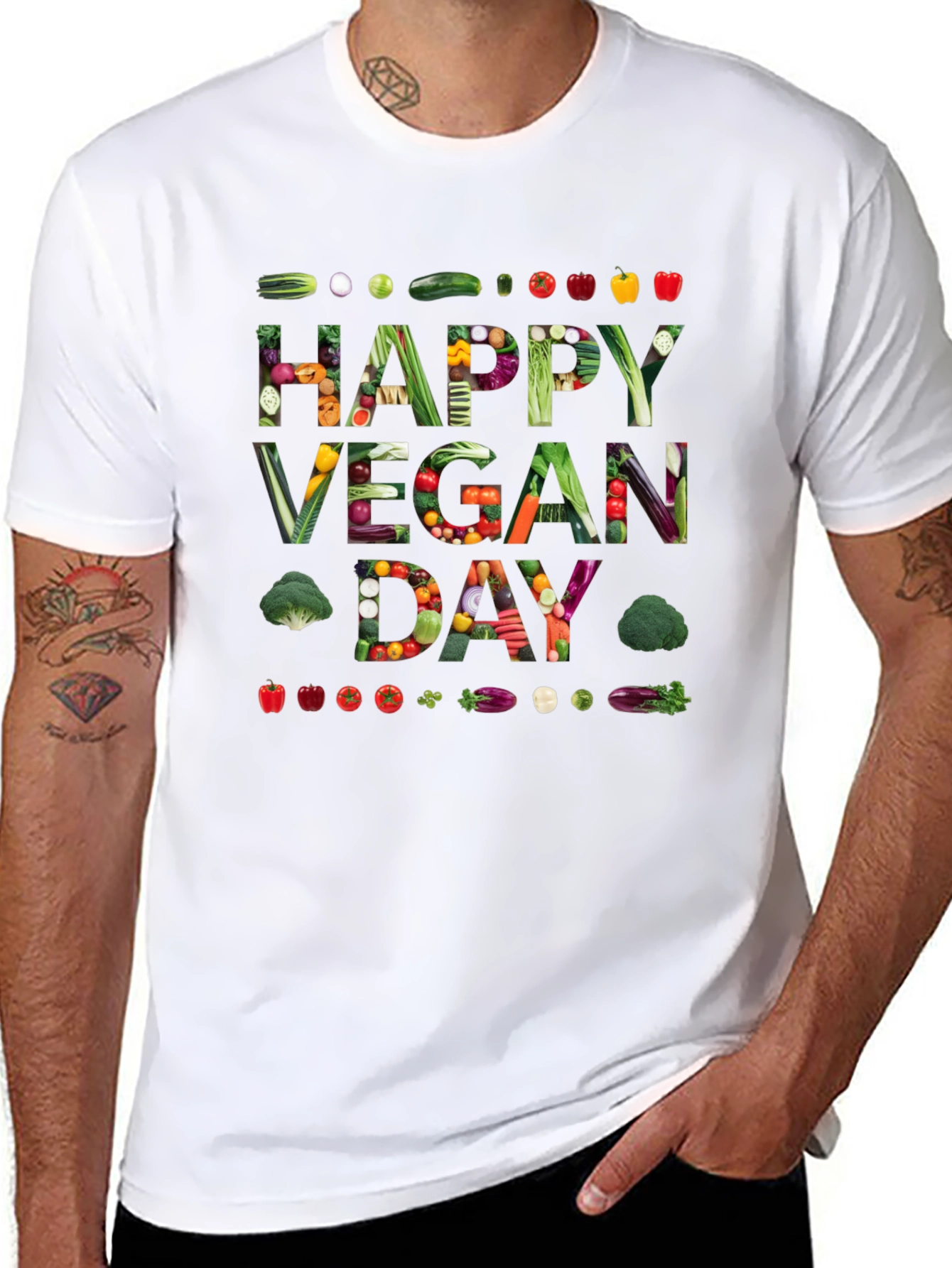Vegan Day Graphic Tee - Celebrate Plant-Based Living! - 8