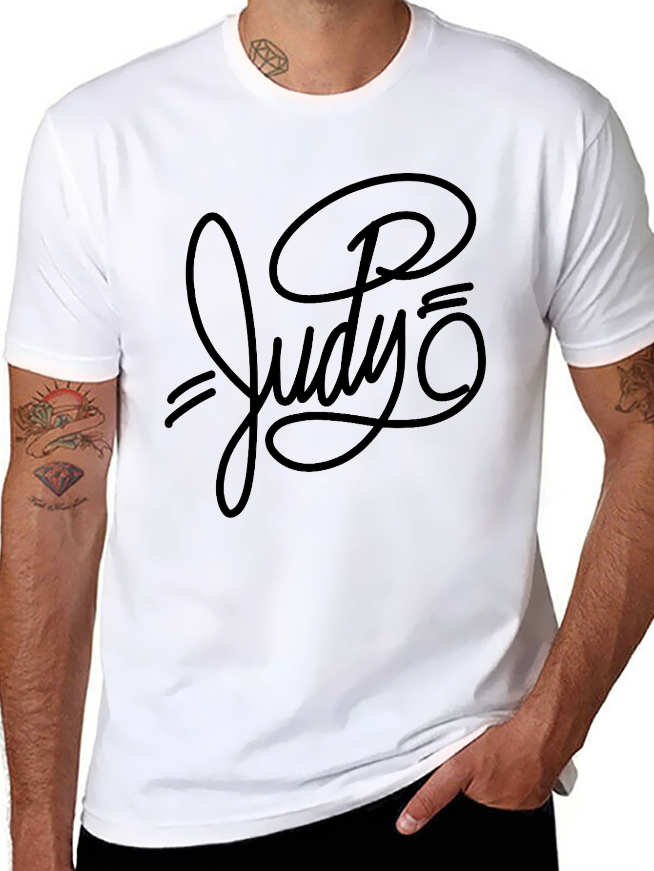 Judy Ō Graphic Tee - Stylish Black T-Shirt - 8