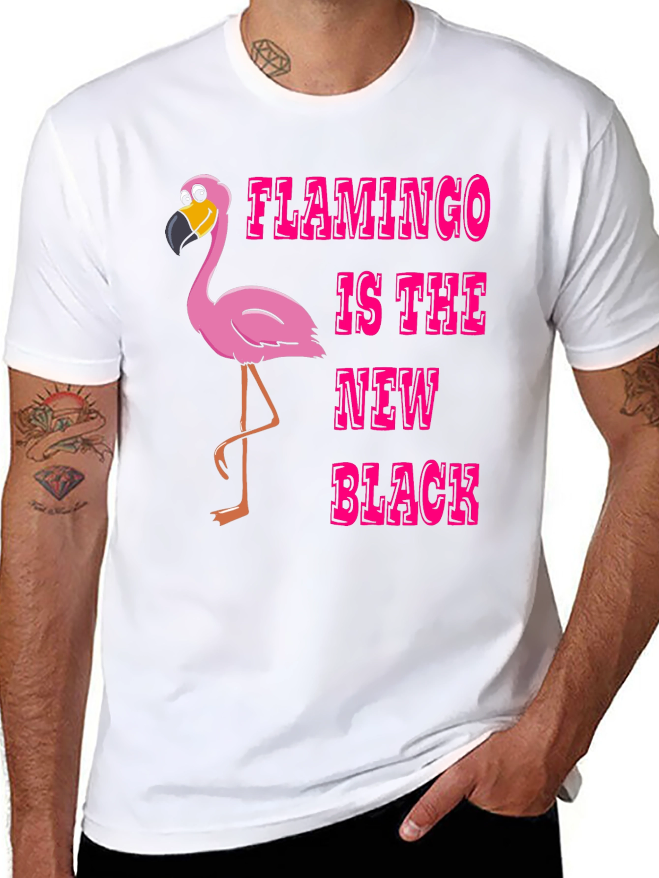 Black Flamingo is the New Black T-Shirt view 8
