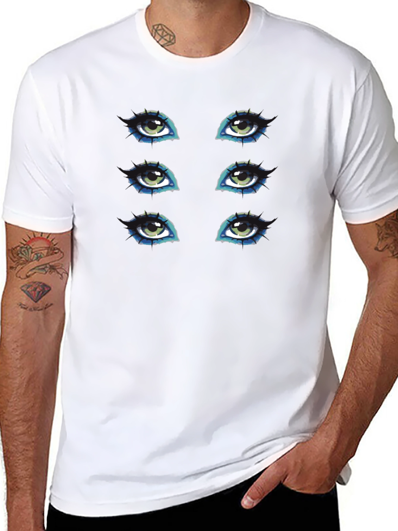 Black Eye See You Graphic Tee - Unique Design view 8