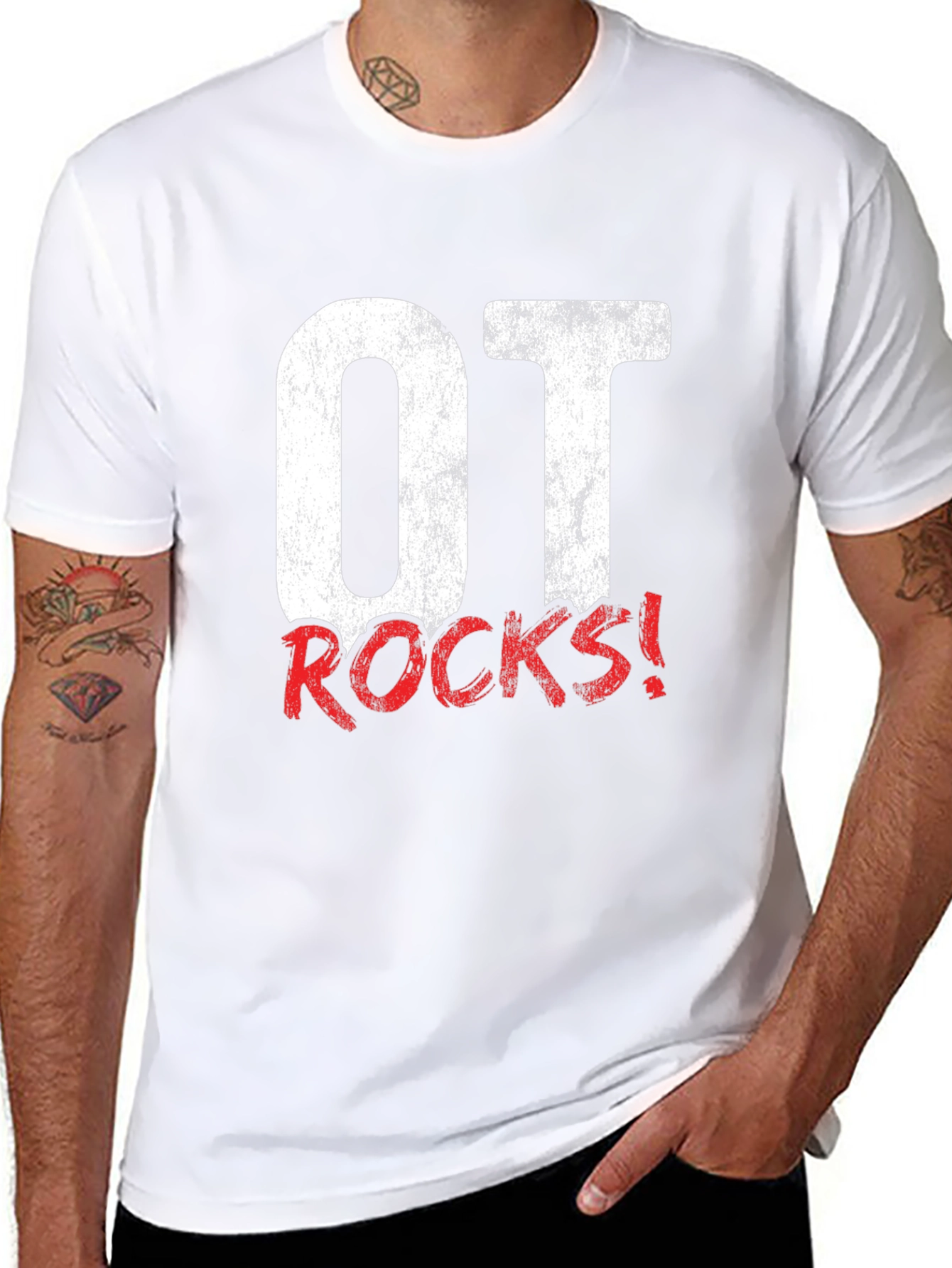 OT Rocks! Graphic Tee - Occupational Therapy T-Shirt - 8