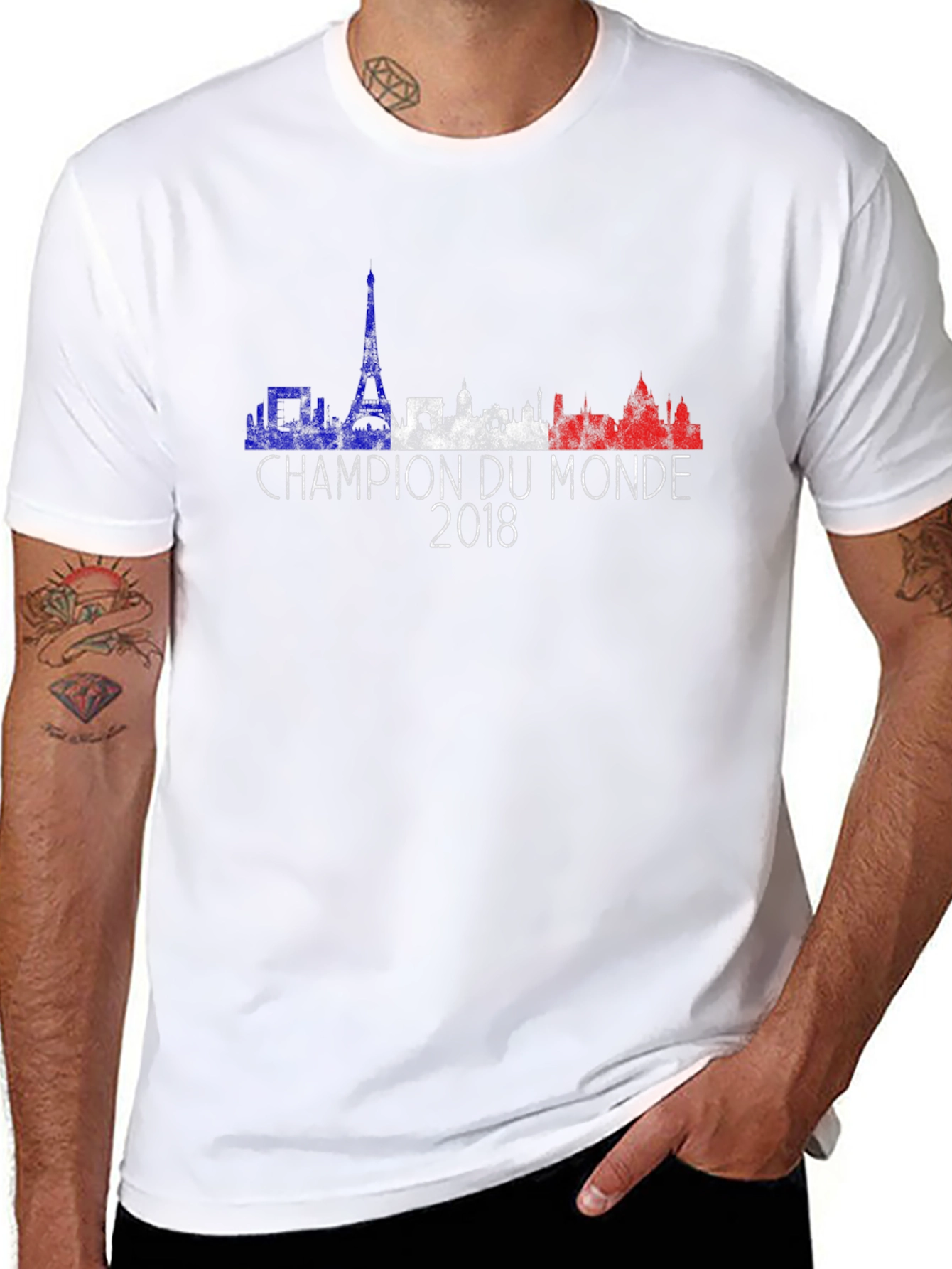 Champion Du Monde 2018 France T-Shirt - 8