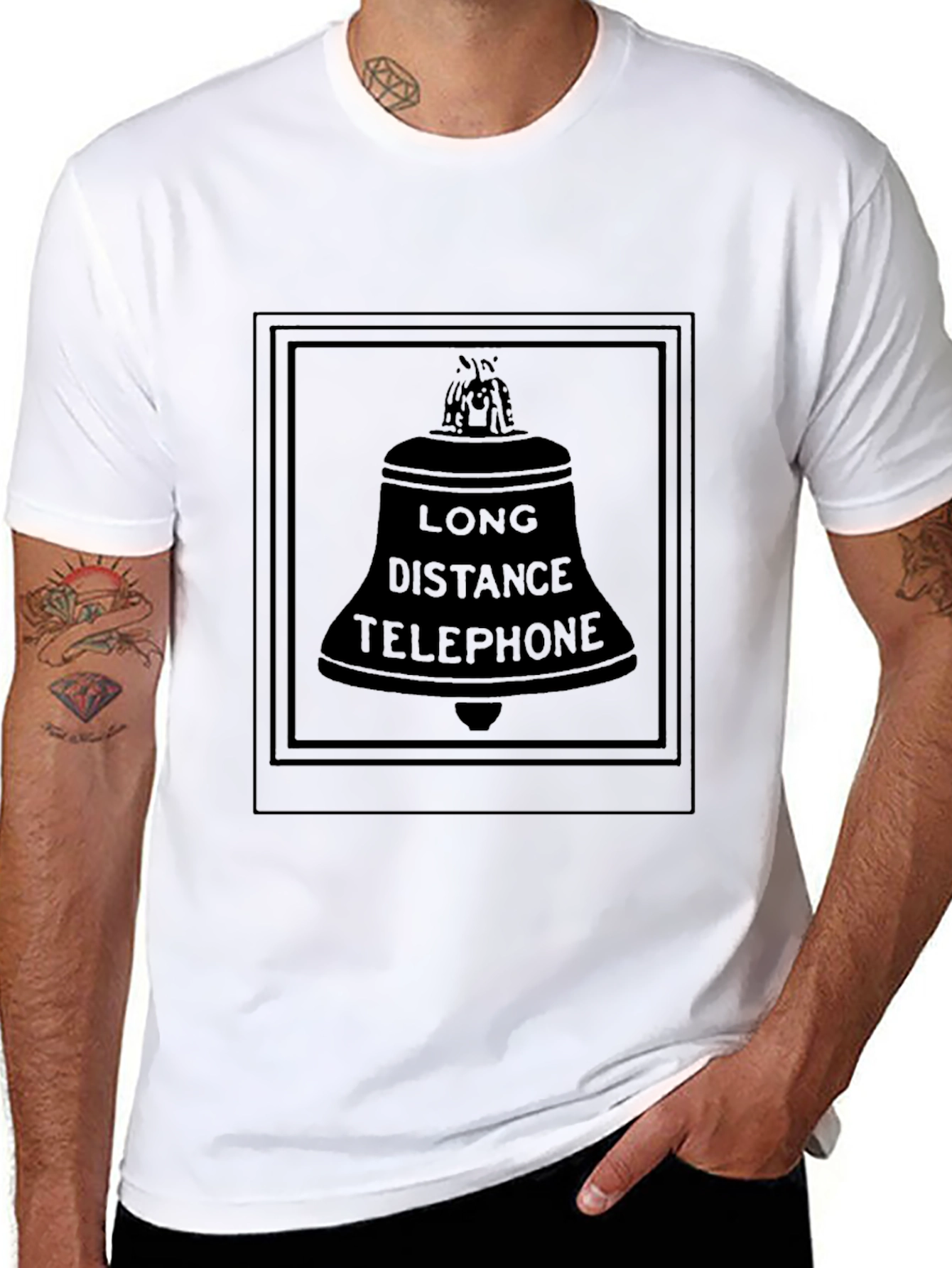 Vintage Long Distance Telephone Bell T-Shirt - 8