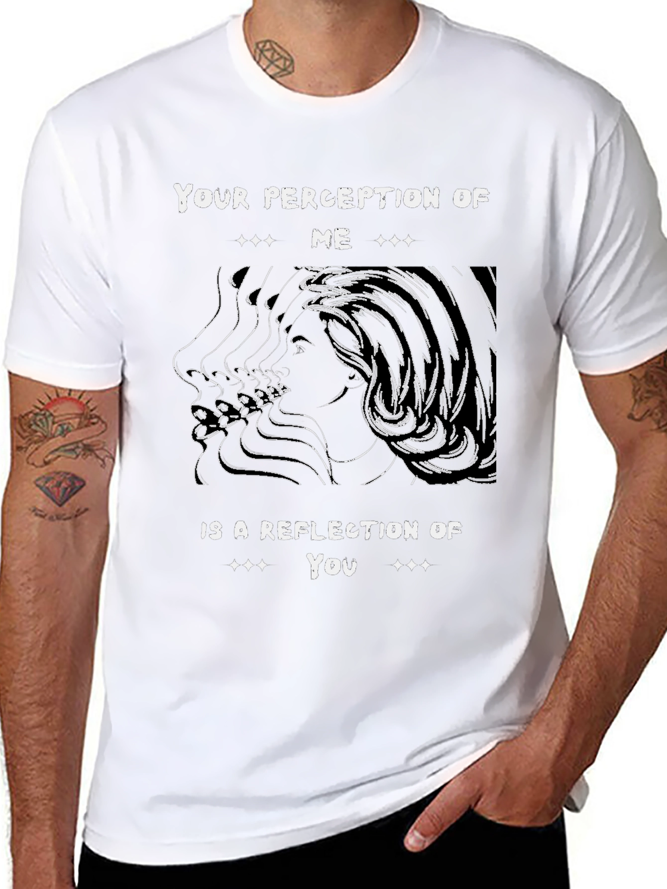 Perception Reflection Graphic T-Shirt - 8