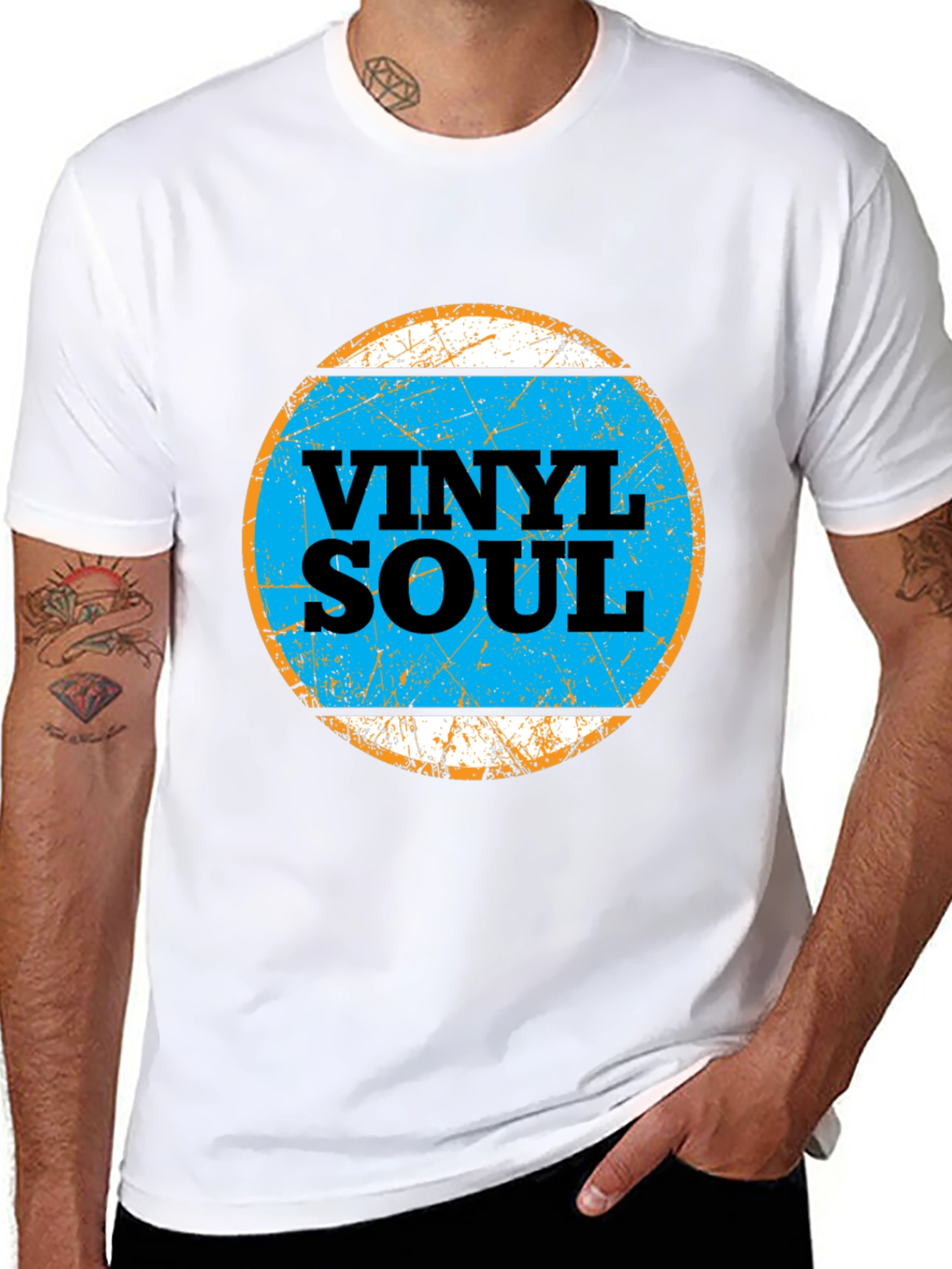 Black Vinyl Soul Graphic Tee view 8