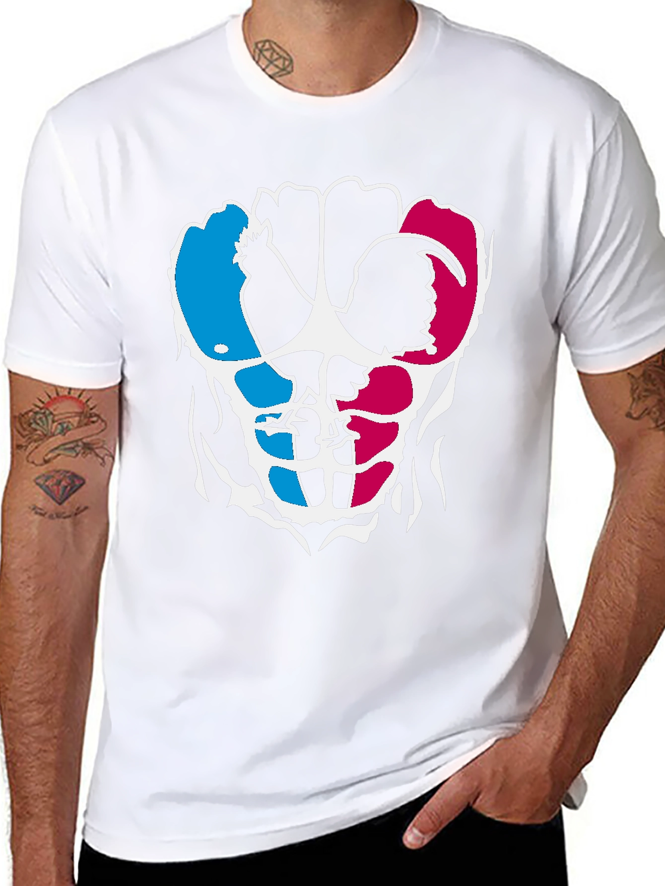 Black Rooster Abs Graphic Tee view 8