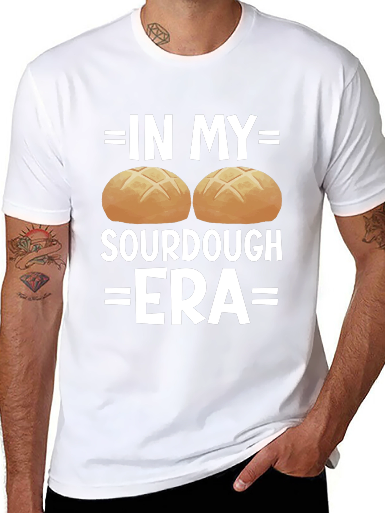 Black In My Sourdough Era T-Shirt - Funny Baker Tee view 8