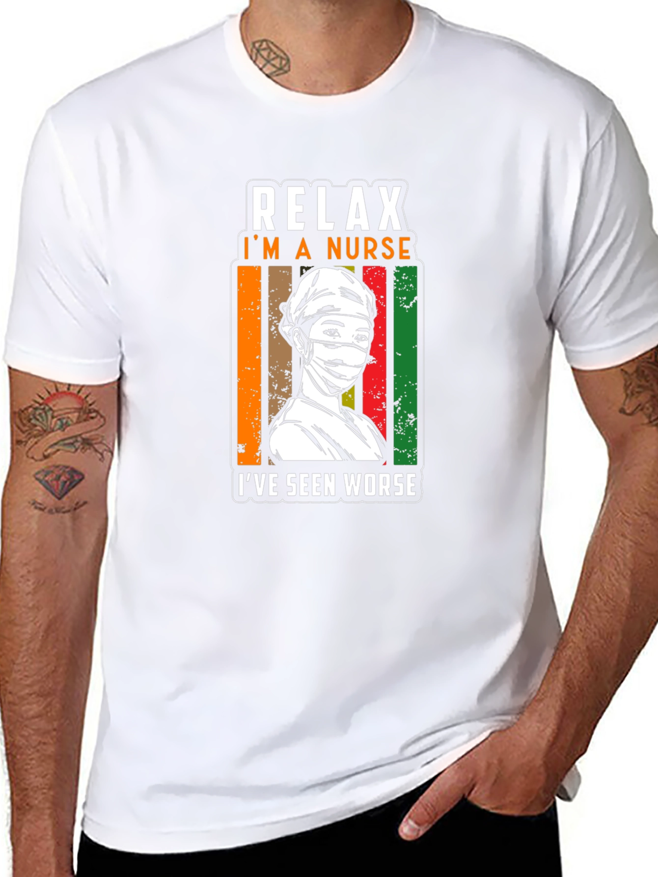 Black Relax, I'm a Nurse T-Shirt - Seen Worse view 8