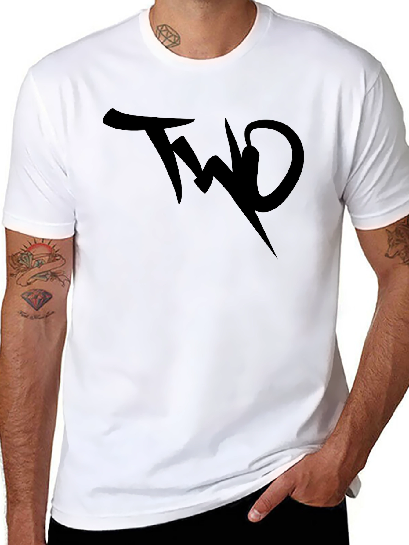 Black Black TWD Graphic Tee view 8