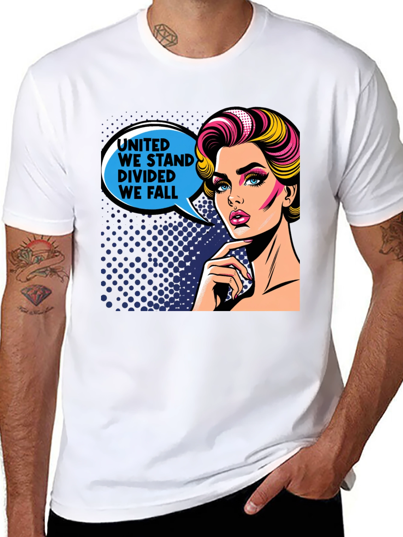 Empowered Woman Graphic Tee - United We Stand - 8
