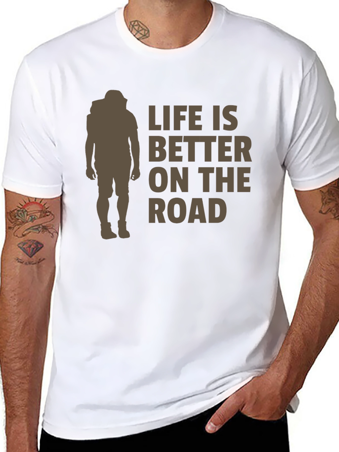 Black Life is Better on the Road T-Shirt view 8