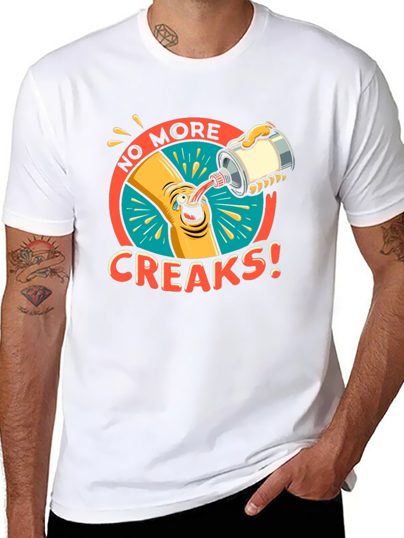 Black No More Creaks Graphic T-Shirt view 8