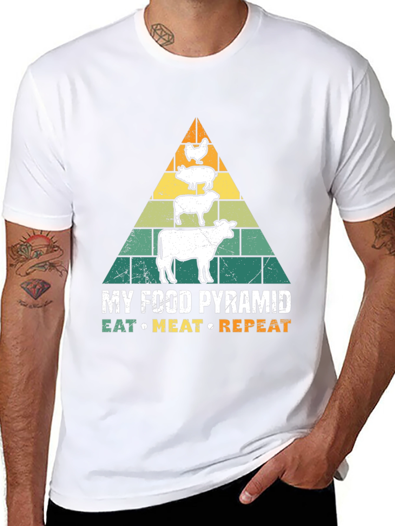 Eat Meat Repeat T-Shirt - 8