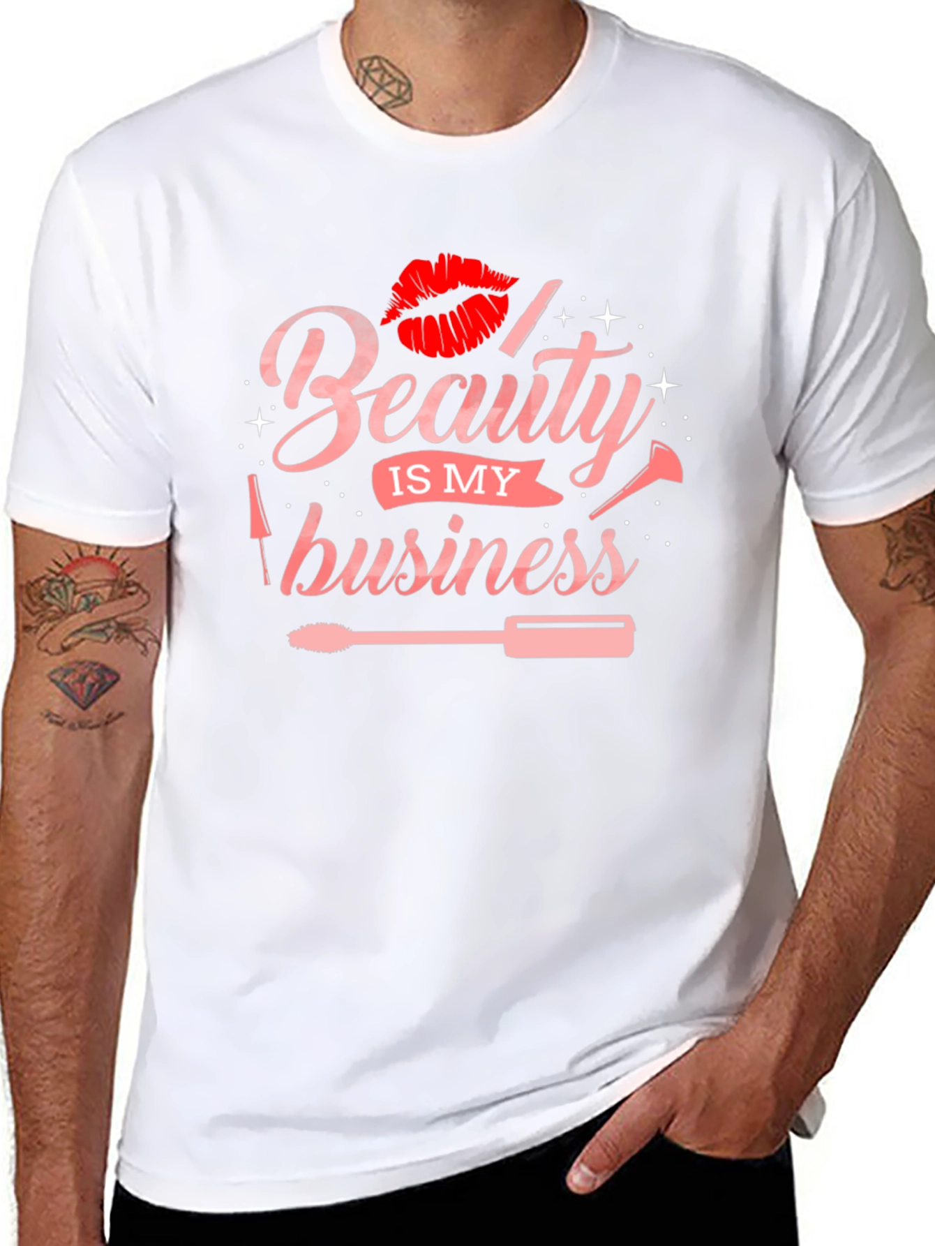 Black Beauty Business Graphic T-Shirt - Stylish Black Tee view 8
