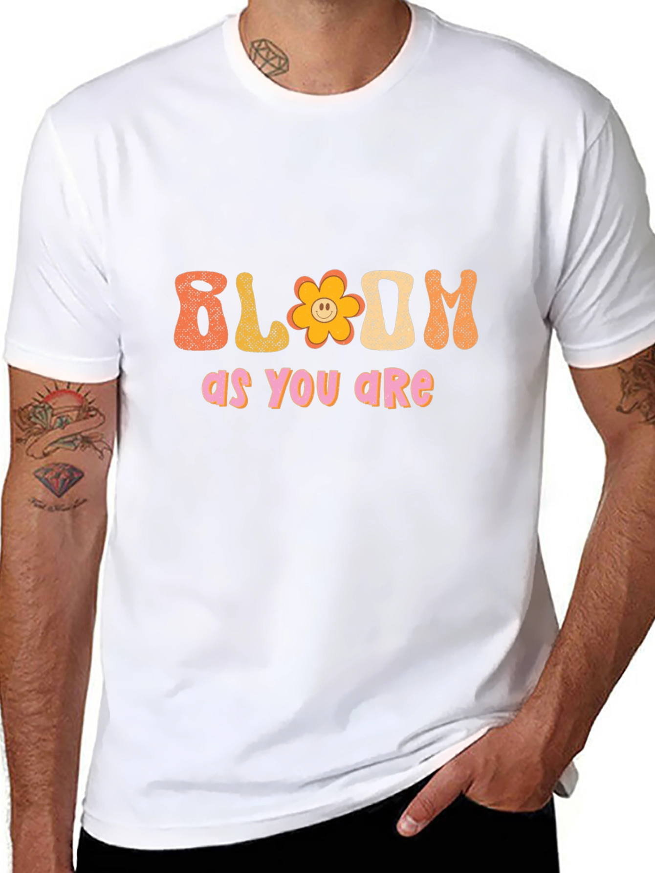 Black Bloom As You Are Black T-Shirt view 8
