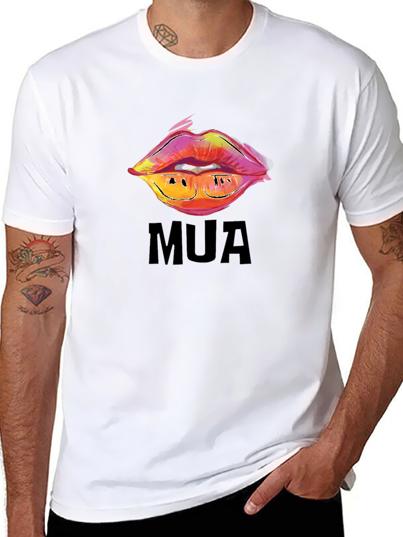 MUA Lips Graphic Tee - Stylish & Trendy - 8