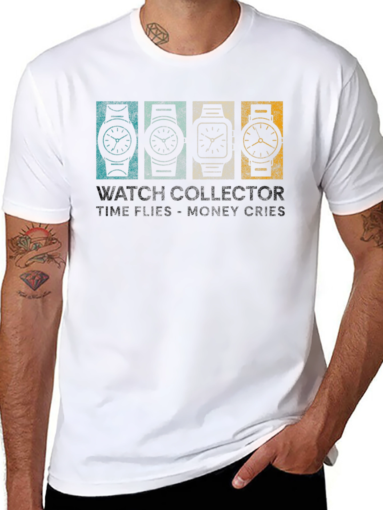 Black Watch Collector T-Shirt - Time Flies view 8