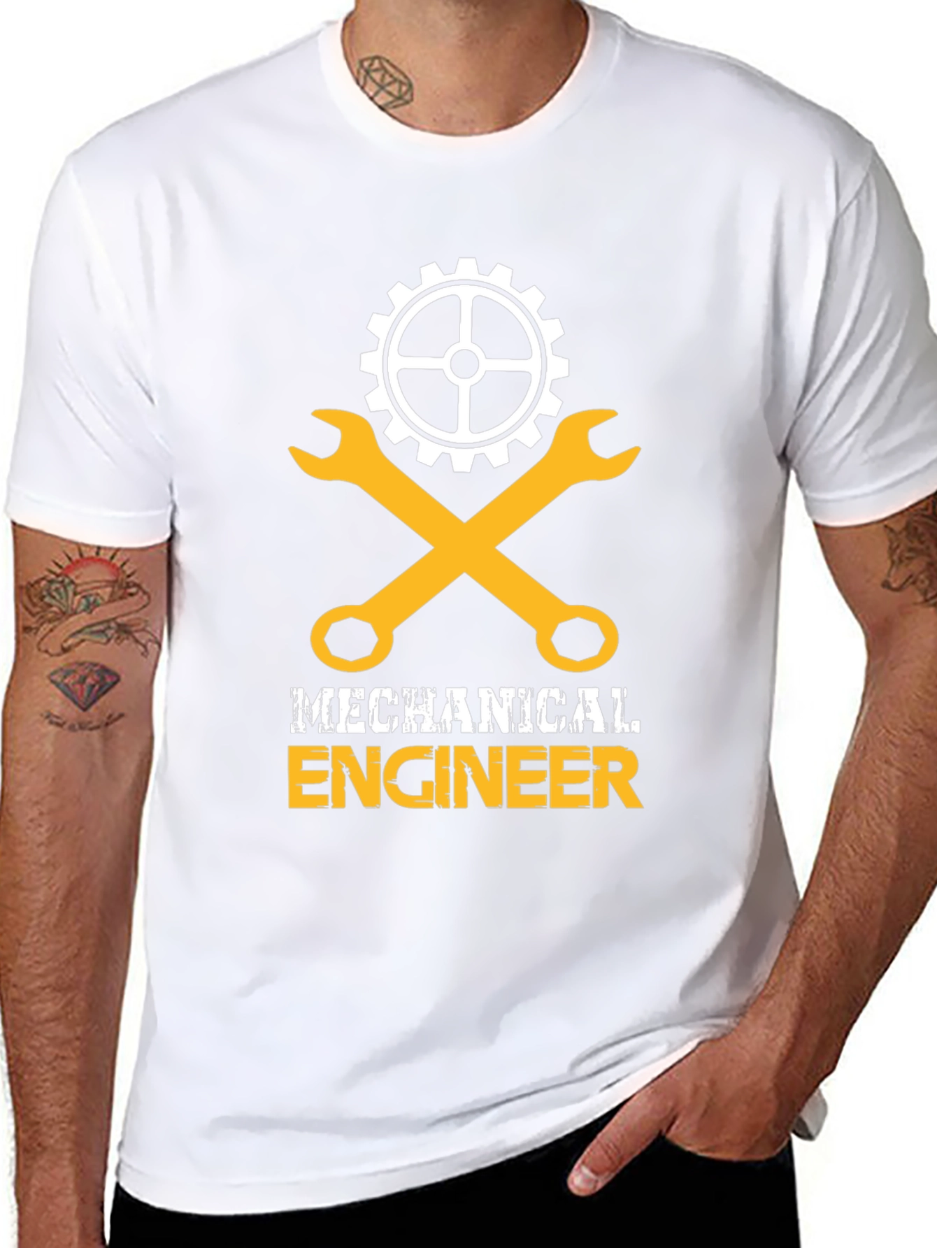 Mechanical Engineer T-Shirt - Gear & Wrench Design - 8