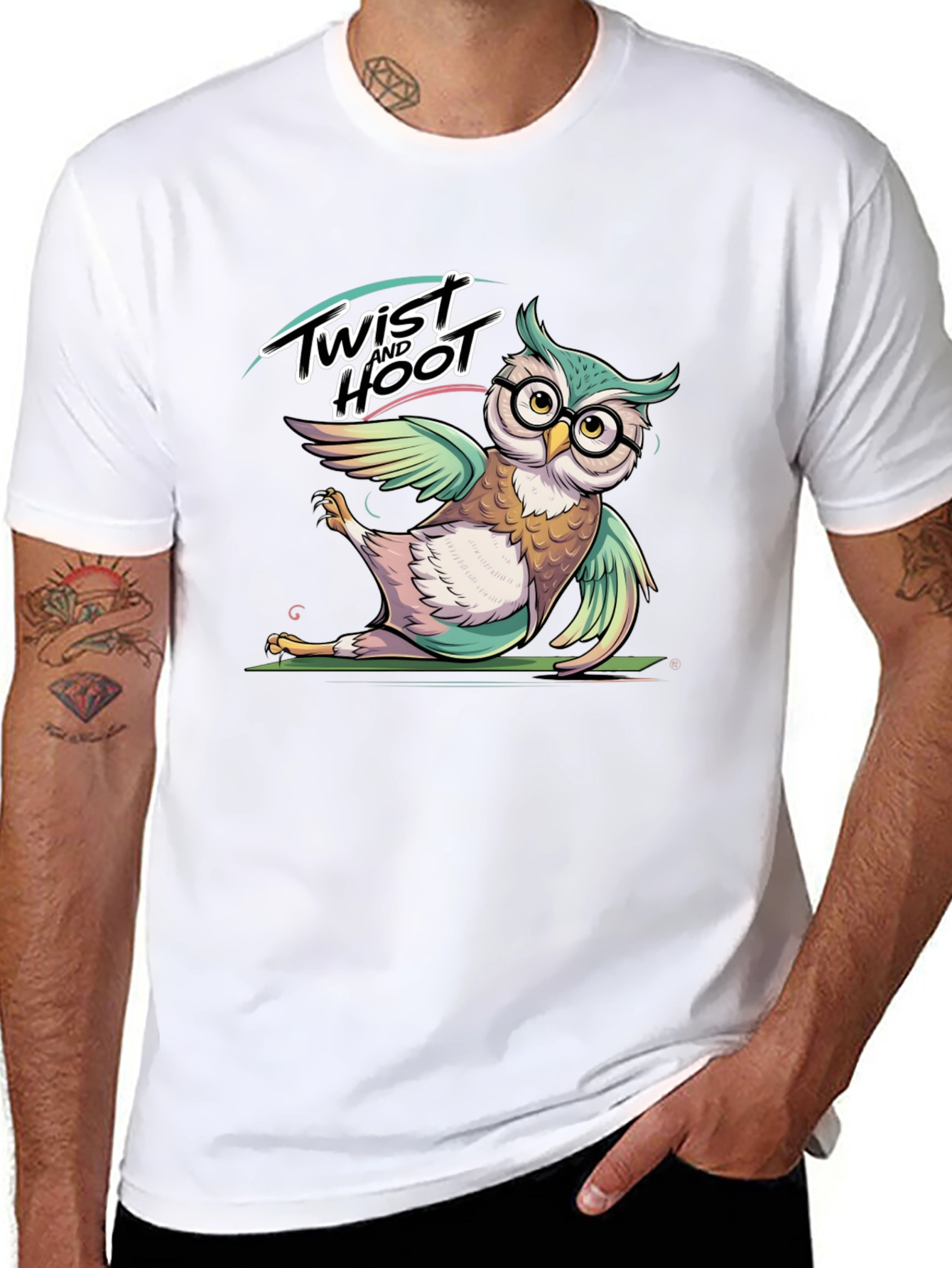 Black Twist and Hoot Owl T-Shirt view 8
