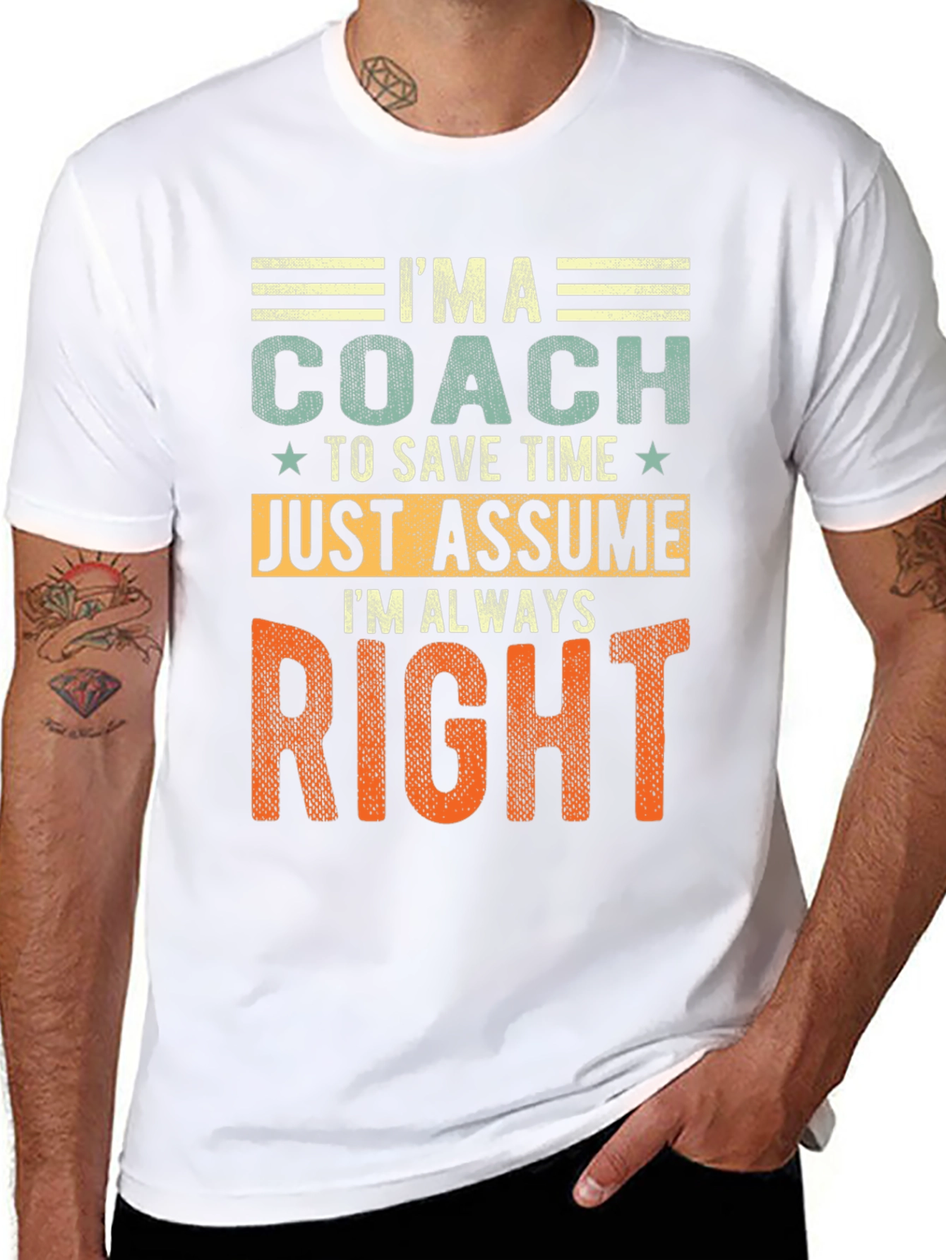 Black Coach - Just Assume I'm Always Right T-Shirt view 8