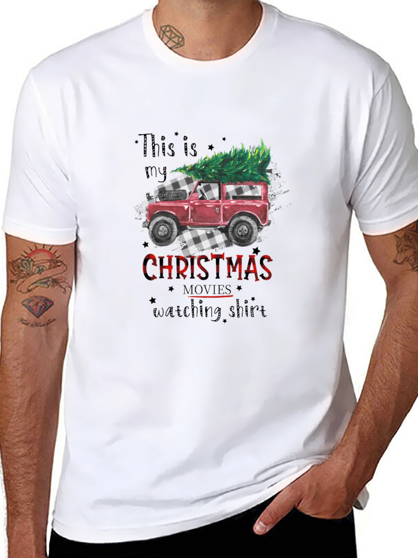 Black Christmas Movie Watching Shirt view 8