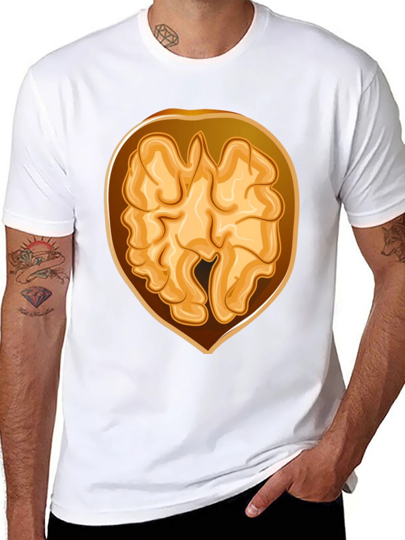 Black Walnut Graphic T-Shirt - Nutty Humor Tee view 8