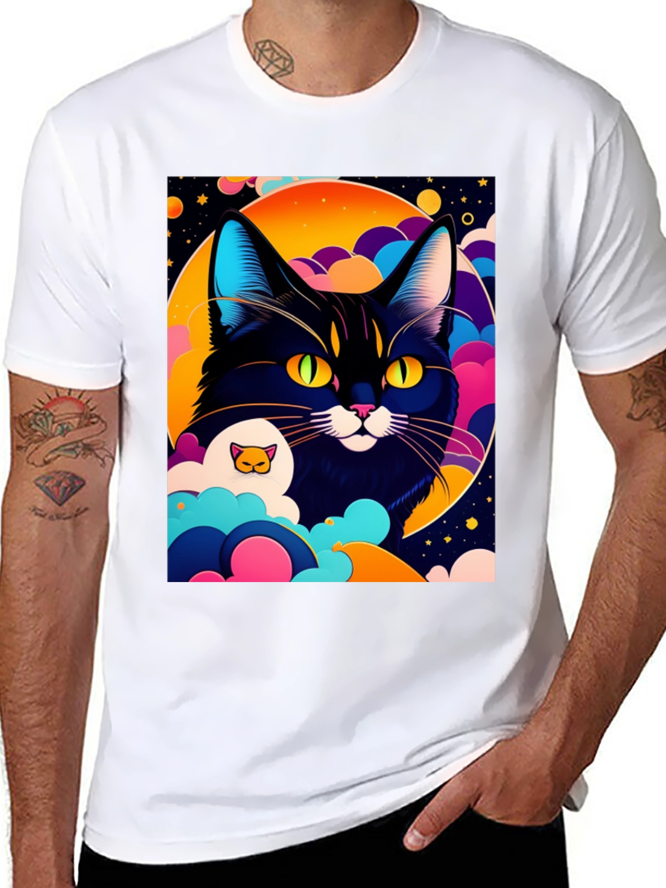 Cosmic Cat T-Shirt - 8