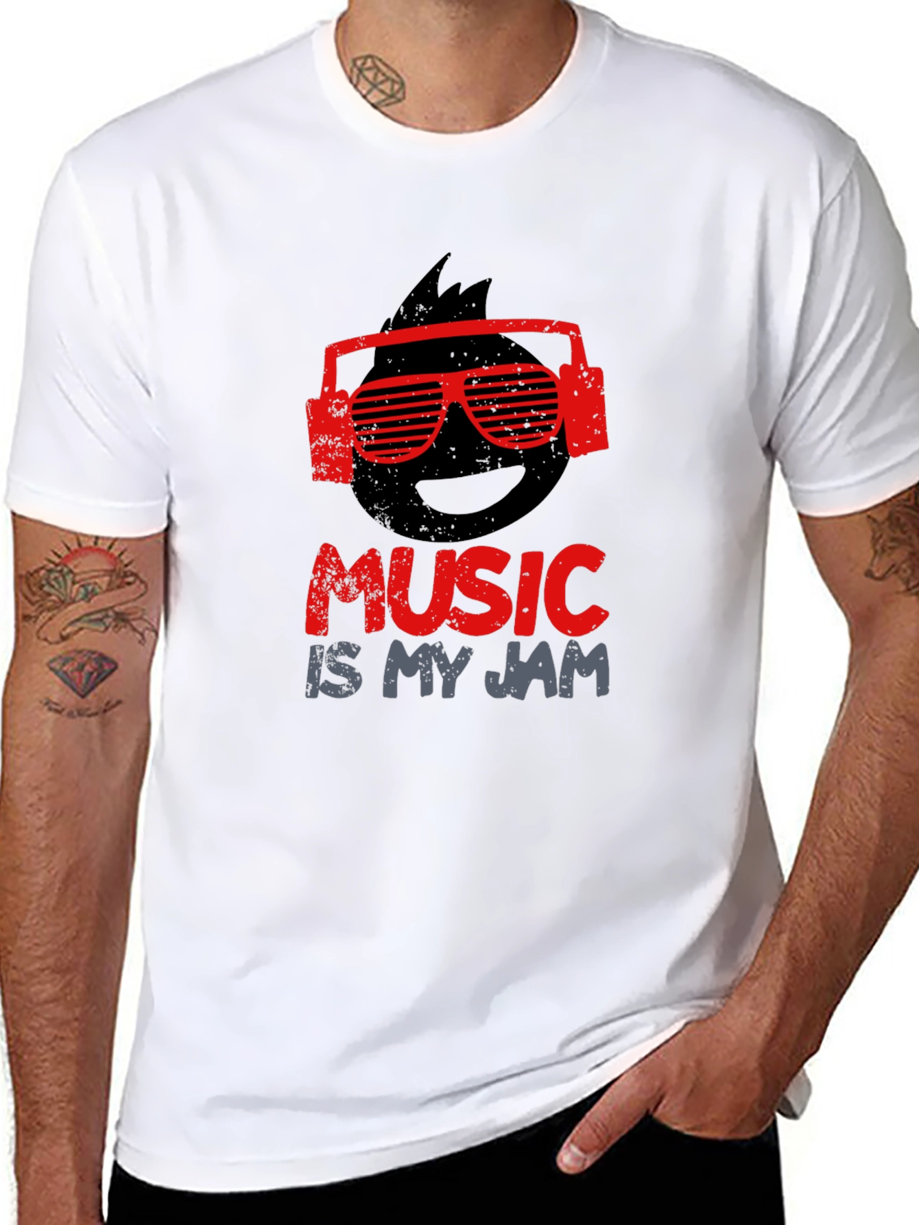 Black Music is My Jam Graphic Tee view 8