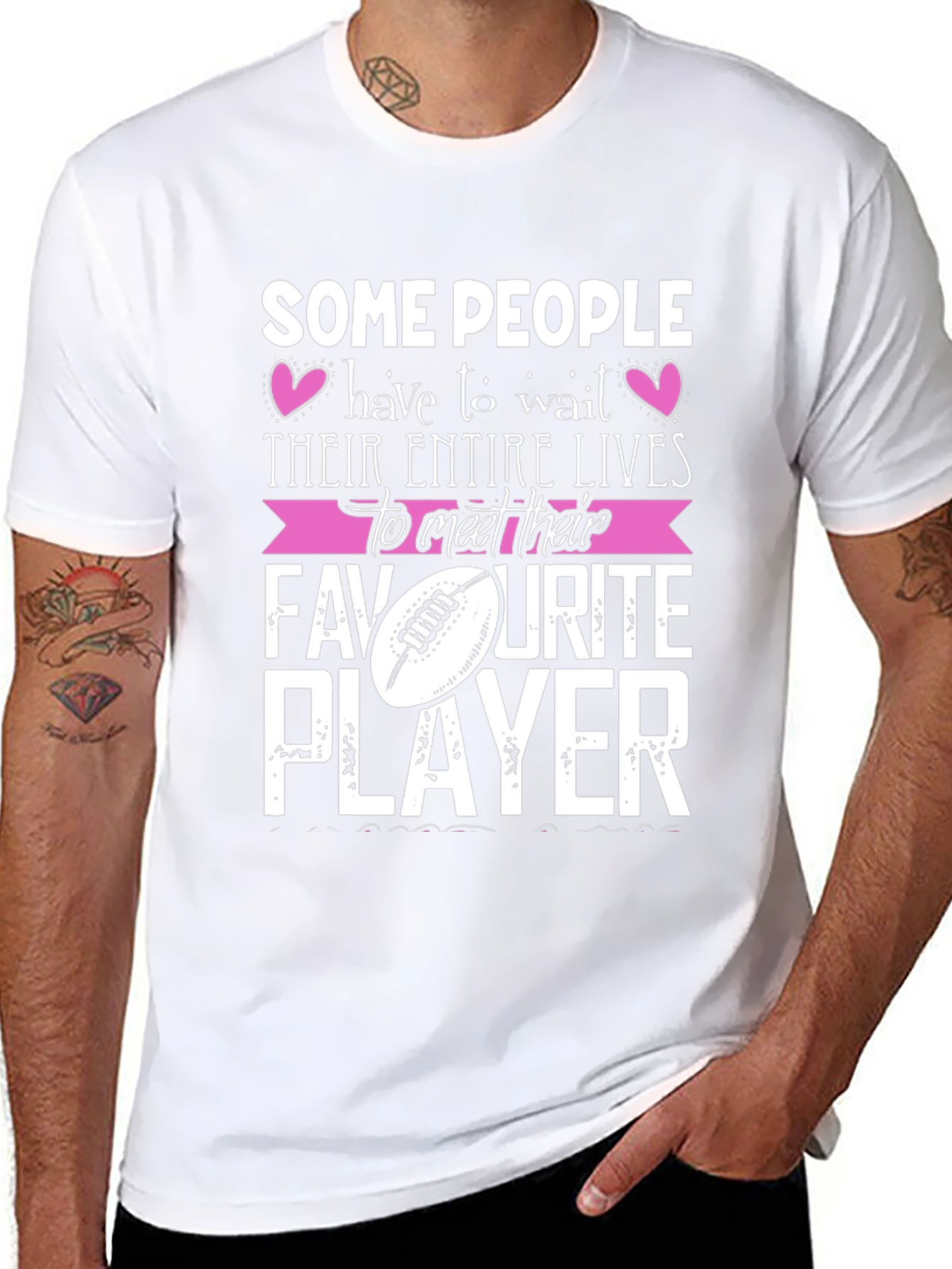 Black Favorite Player T-Shirt, Unique Design view 8