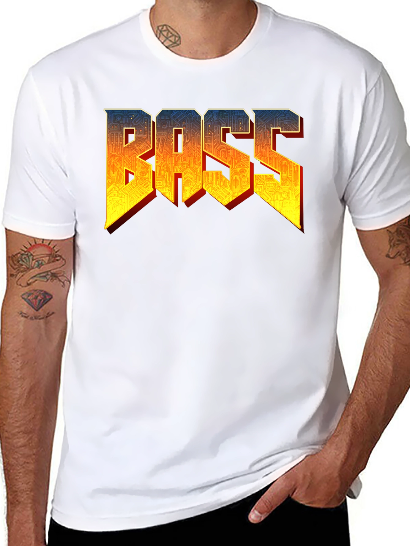 Black Bass Music T-Shirt view 8
